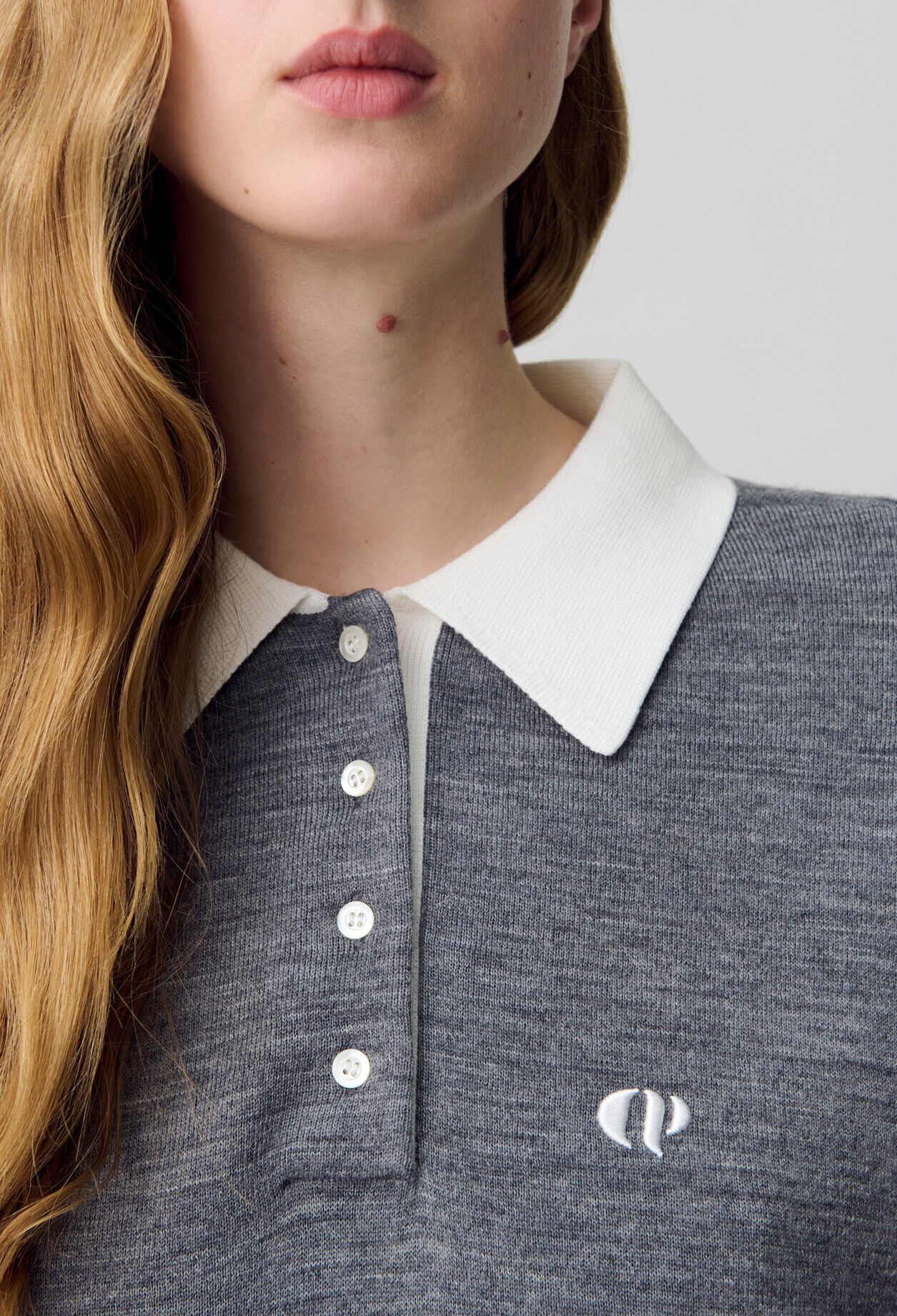 Fine Knit Polo Sweater Fine Knit Polo Sweater