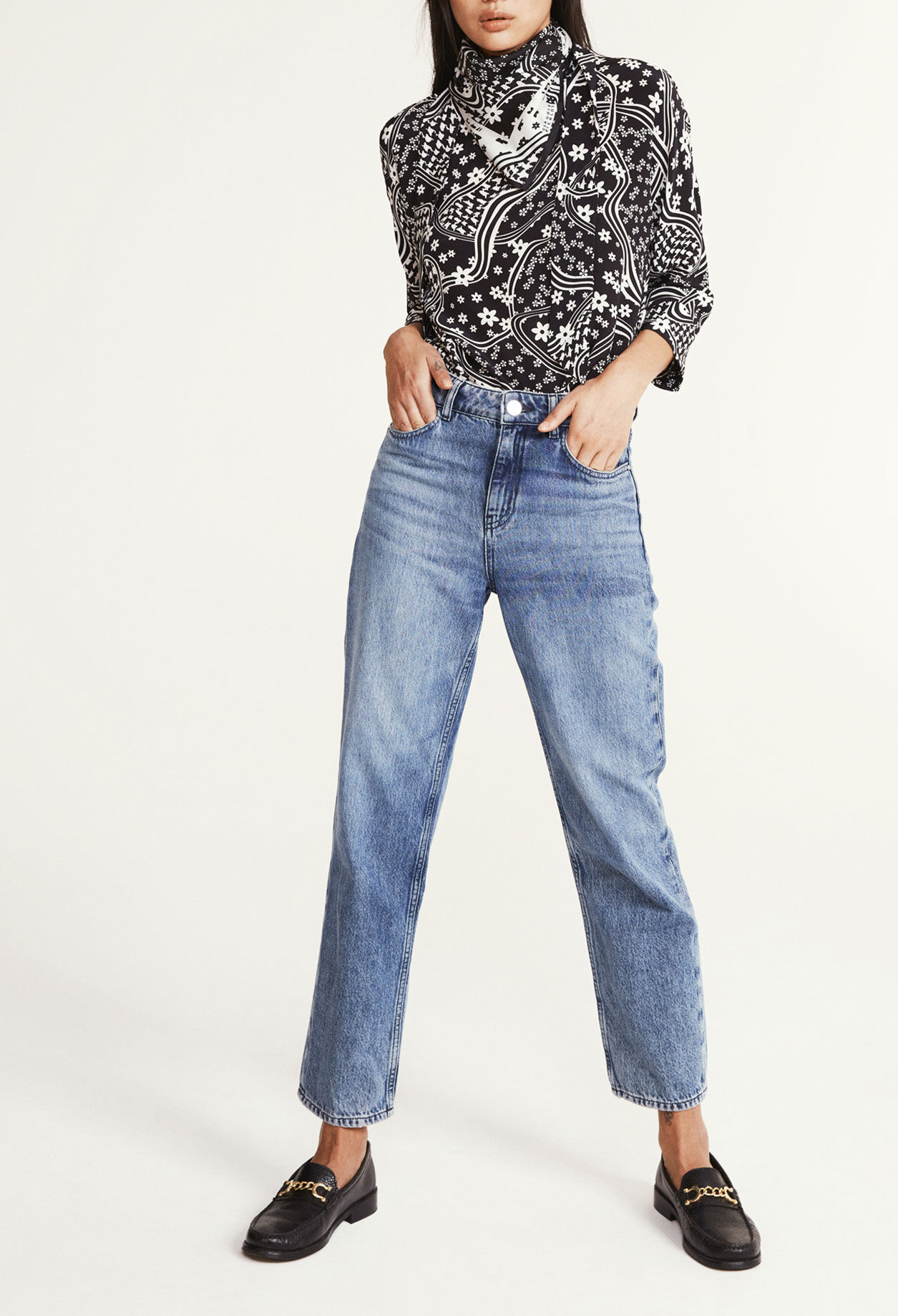 High-neck blouse High-neck blouse