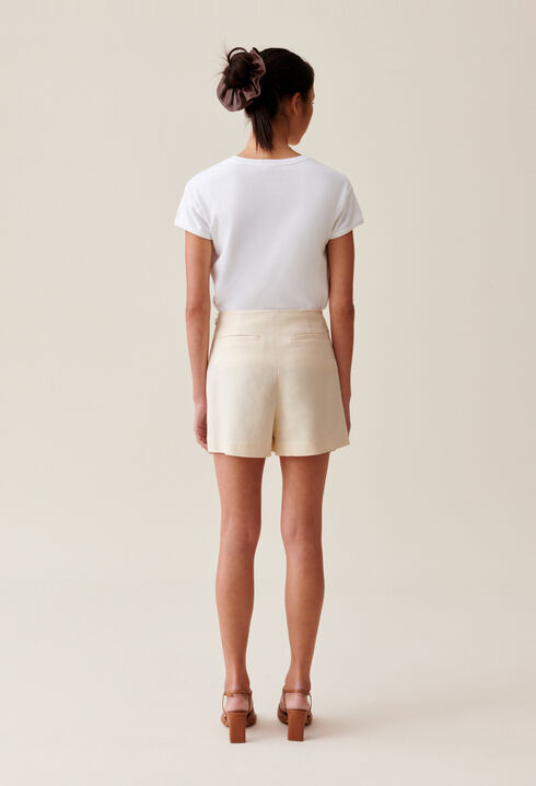 Ivory Wrap Skort