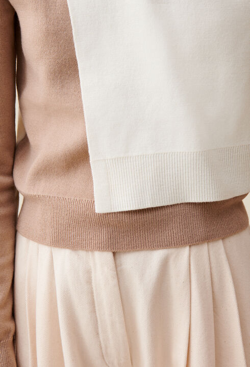 Tonal Cropped Sweater