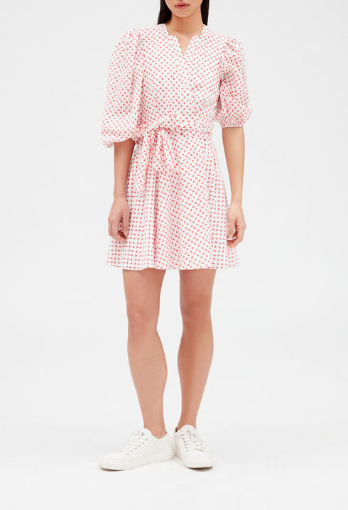 Short wraparound dress