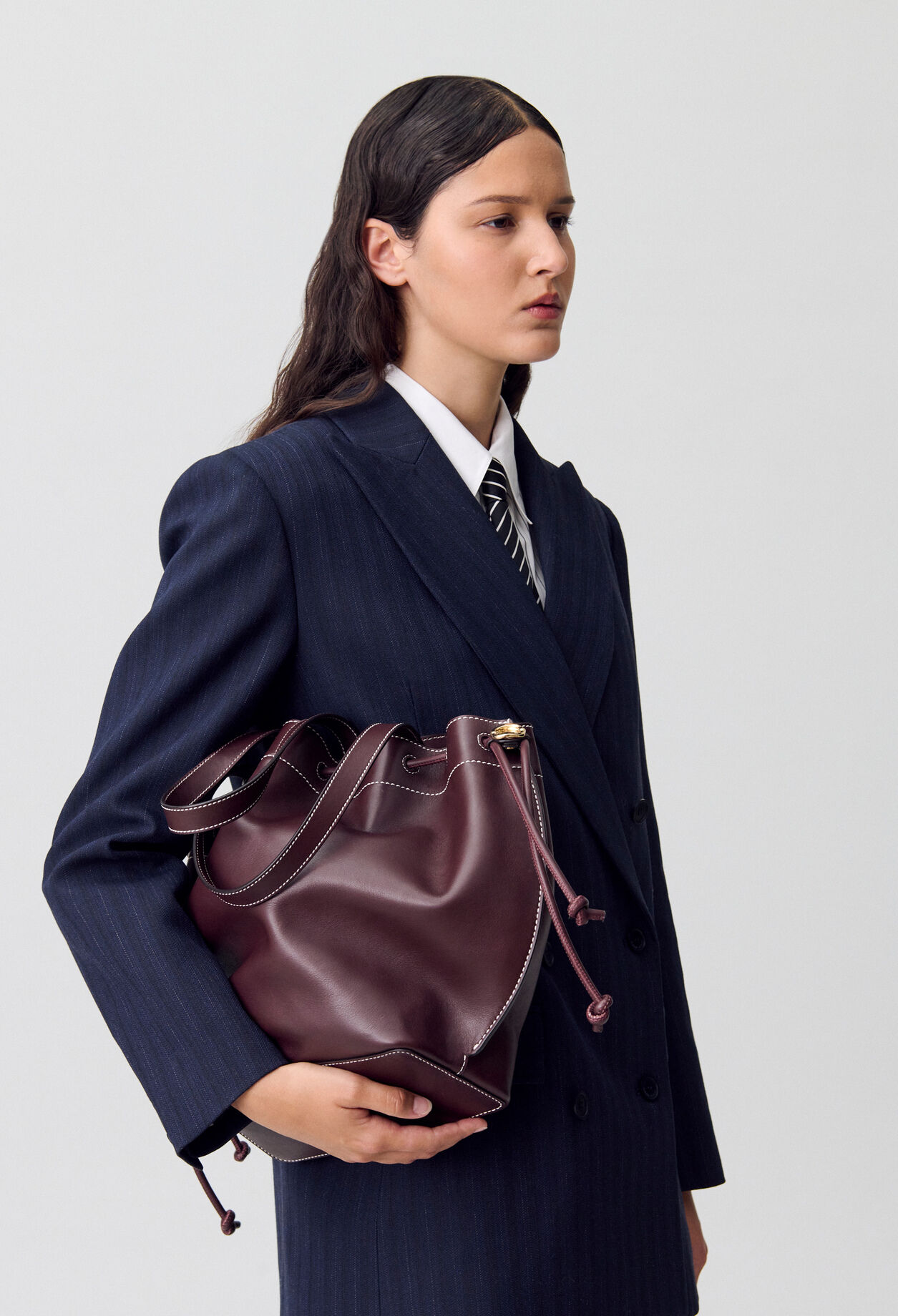 Smooth leather Alban bag