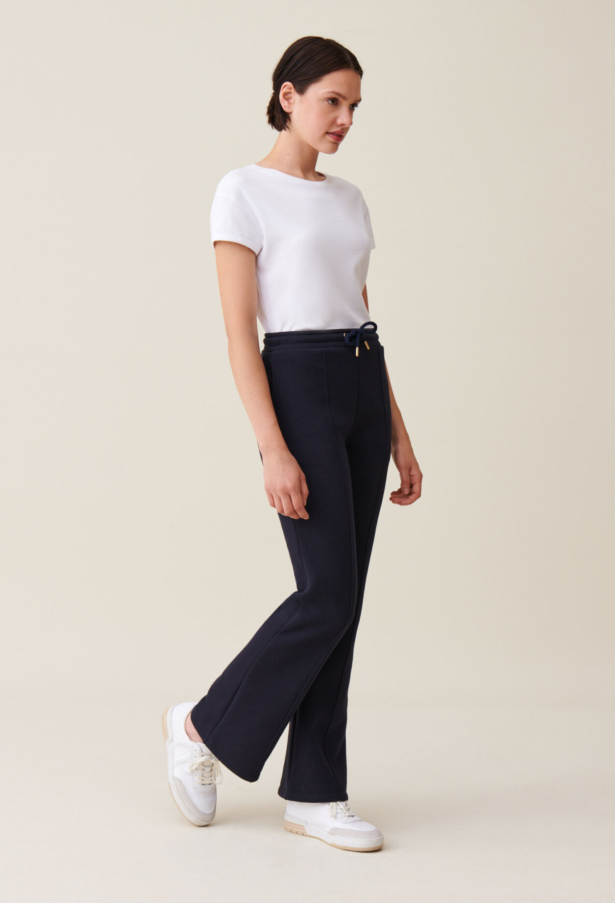 Navy comfort trousers