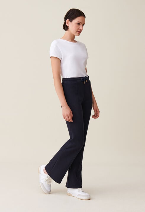 Navy comfort trousers