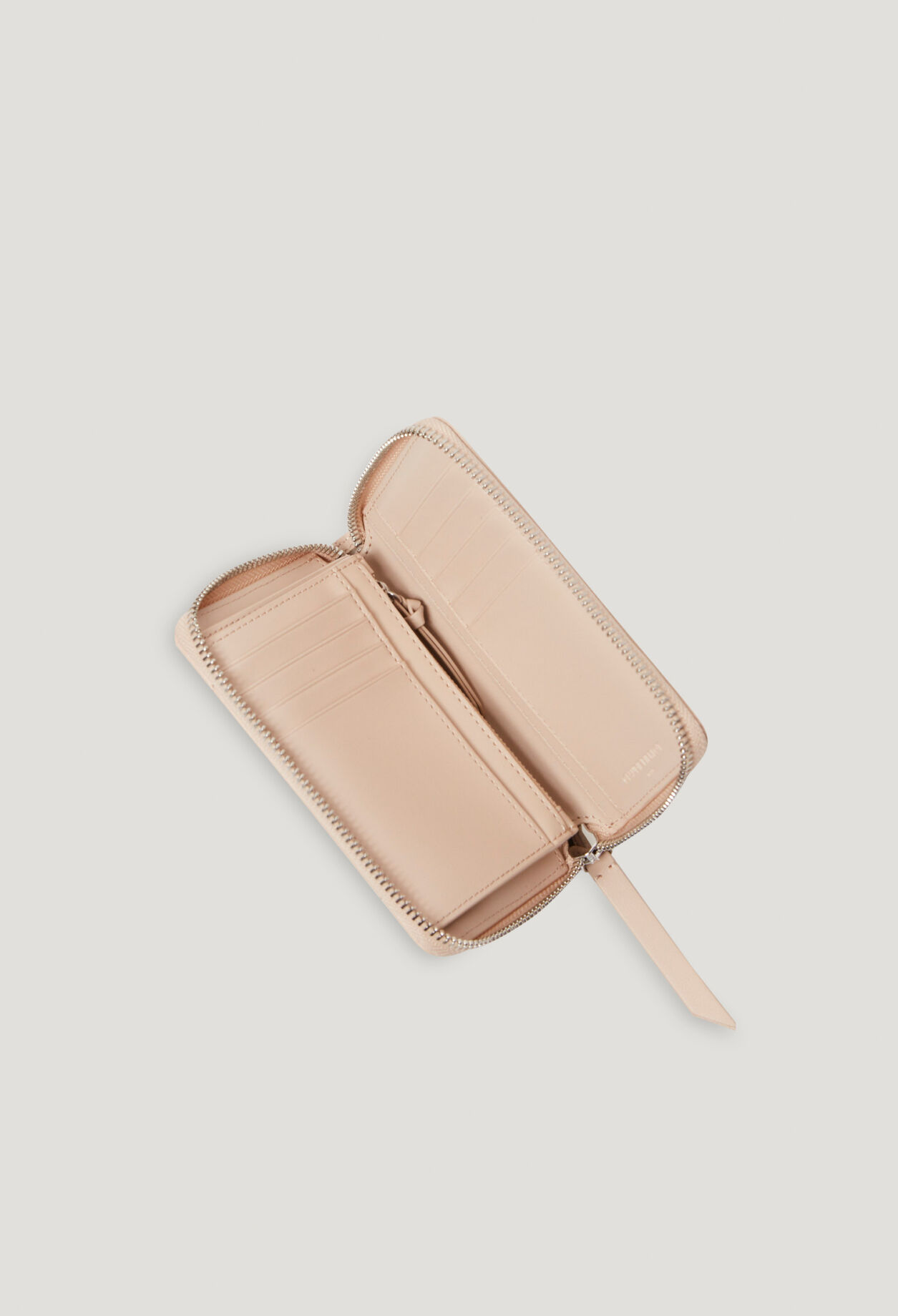 Quilted leather wallet