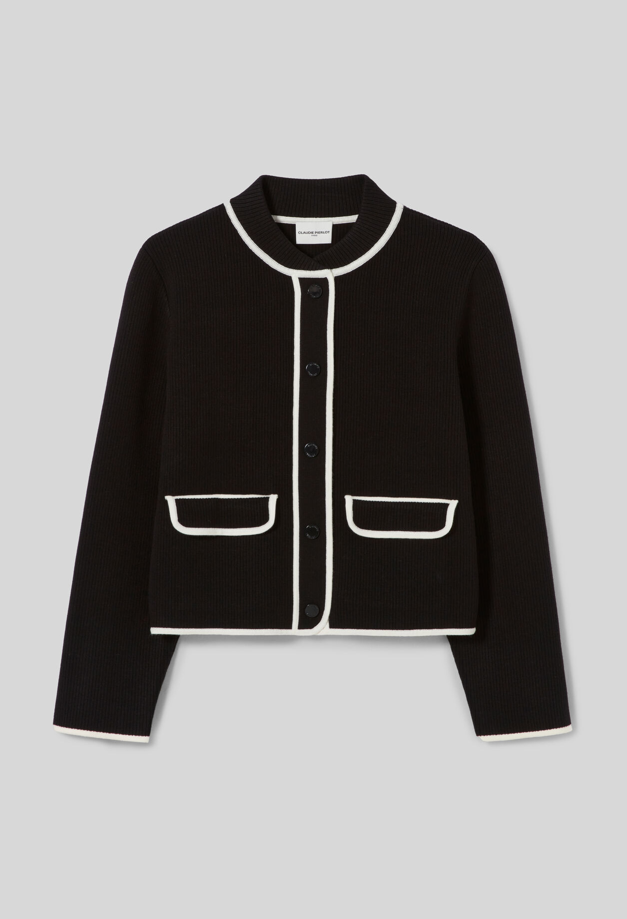 Two-Tone Chunky Cardigan Two-Tone Chunky Cardigan