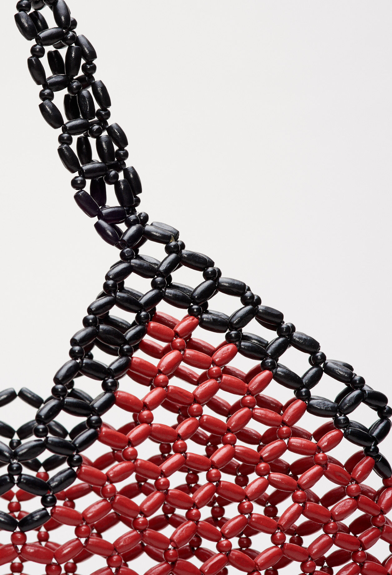 Bag with wooden beads Bag with wooden beads