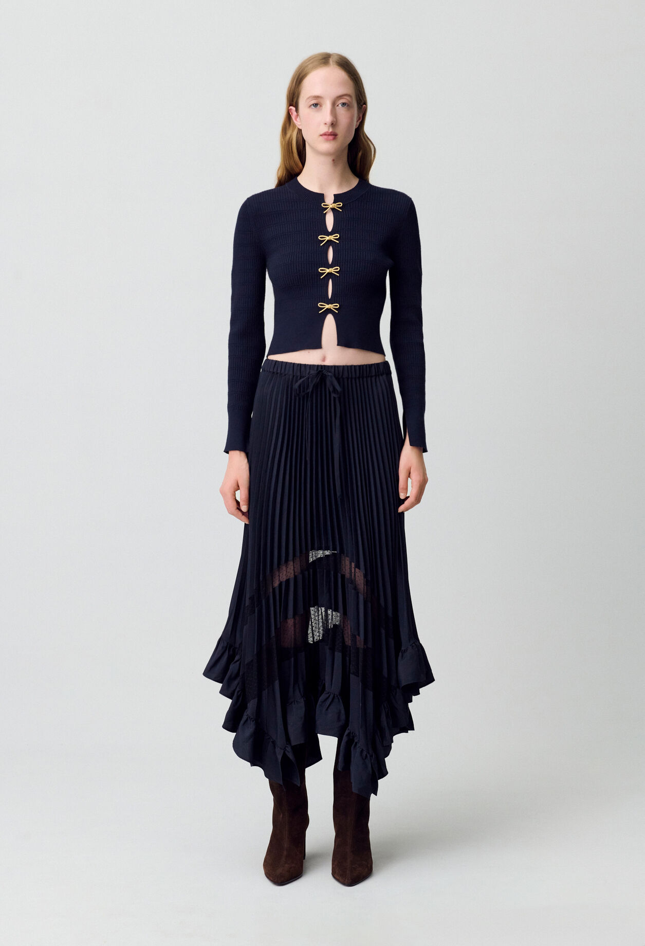 Midi pleated skirt Midi pleated skirt