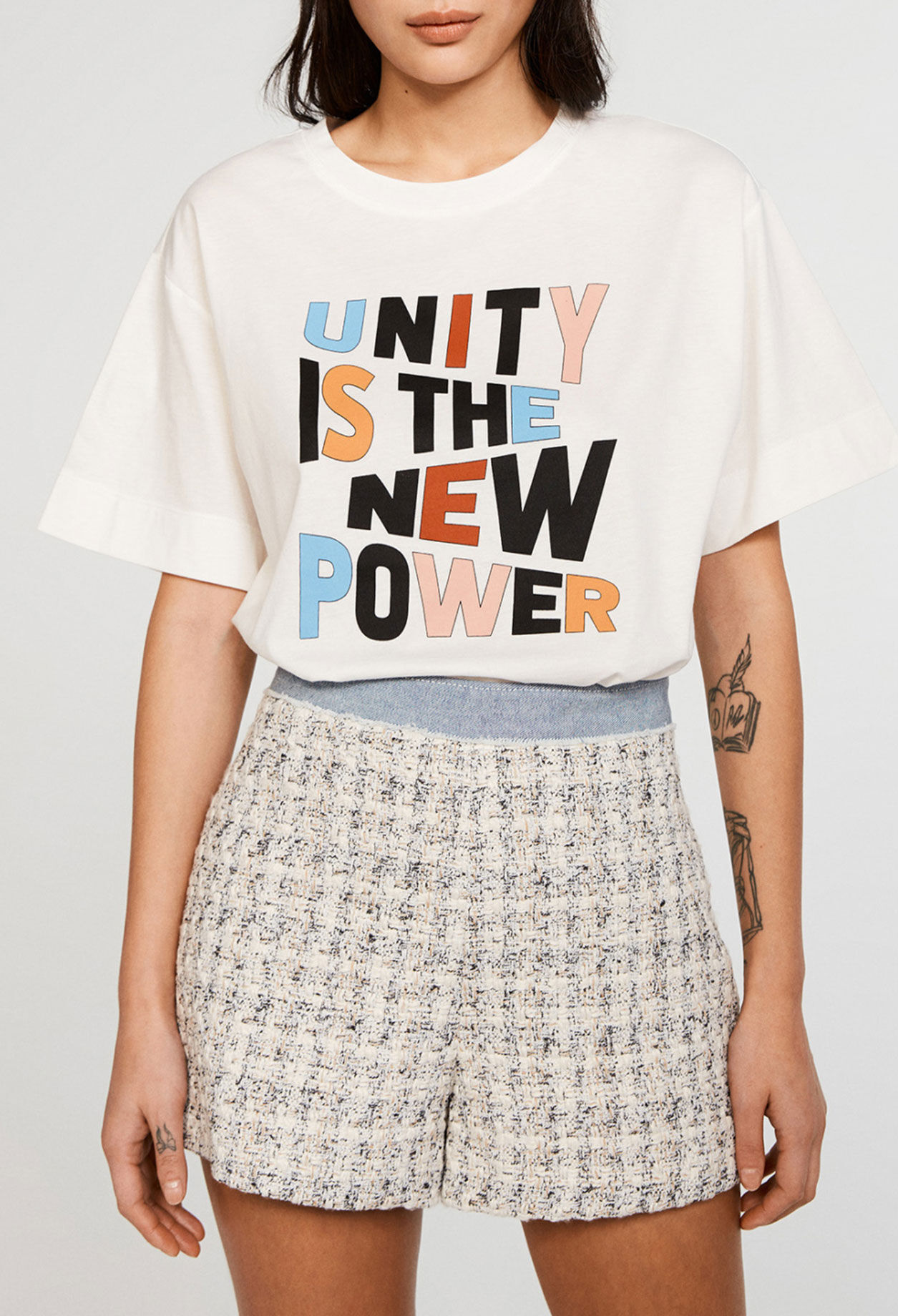 Organic cotton screen-printed T-shirt