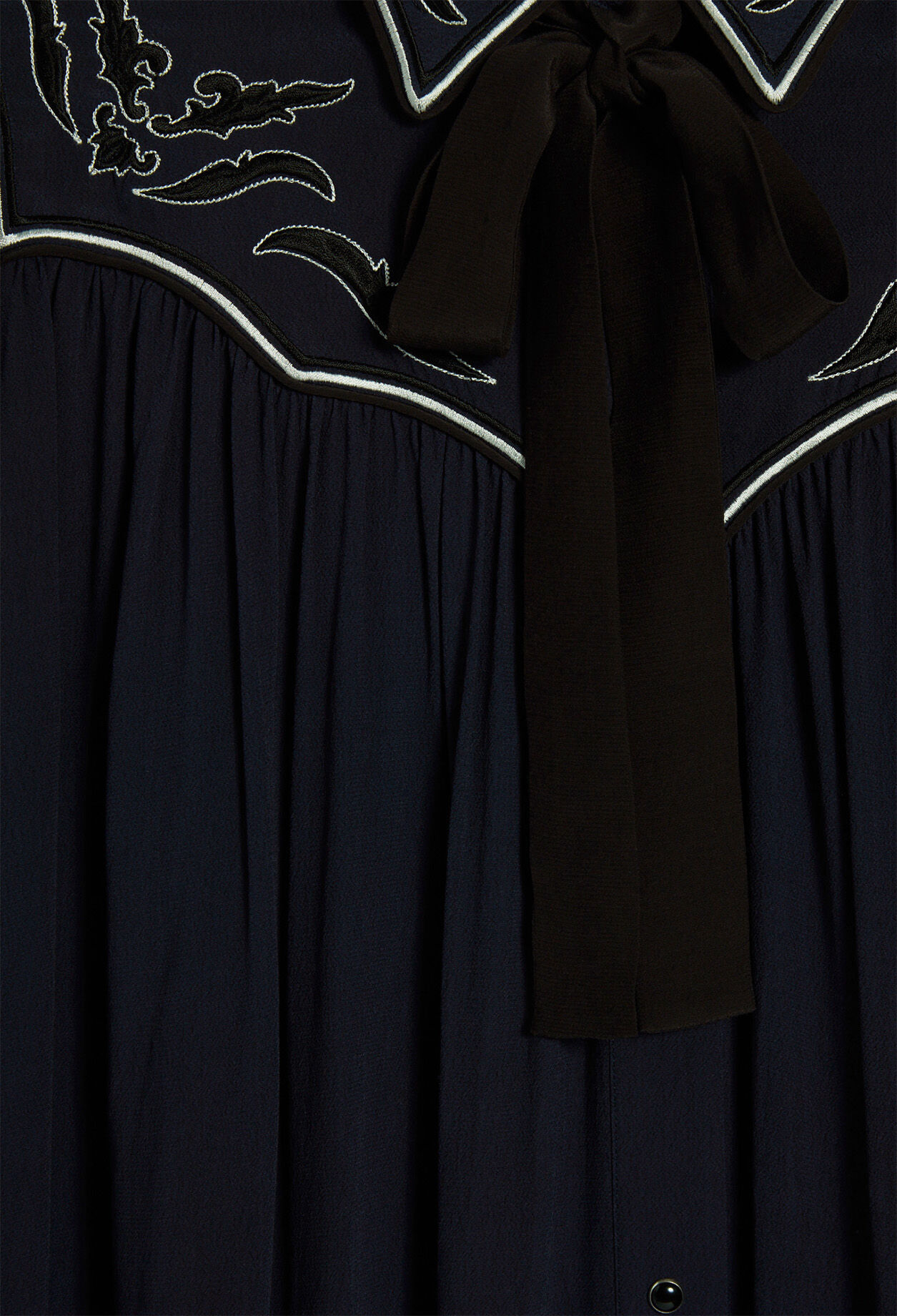 Fringed dress made from