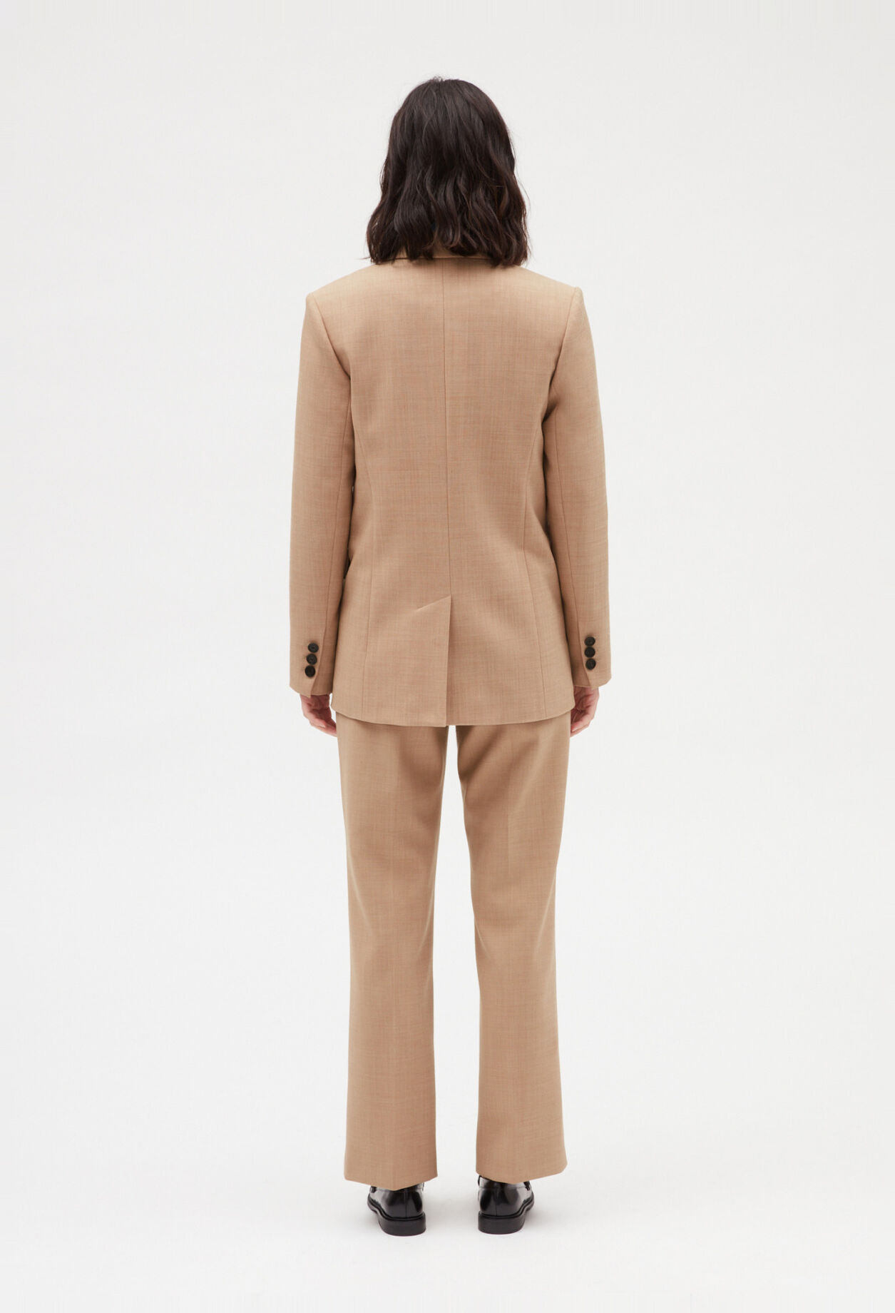 Beige suit jacket