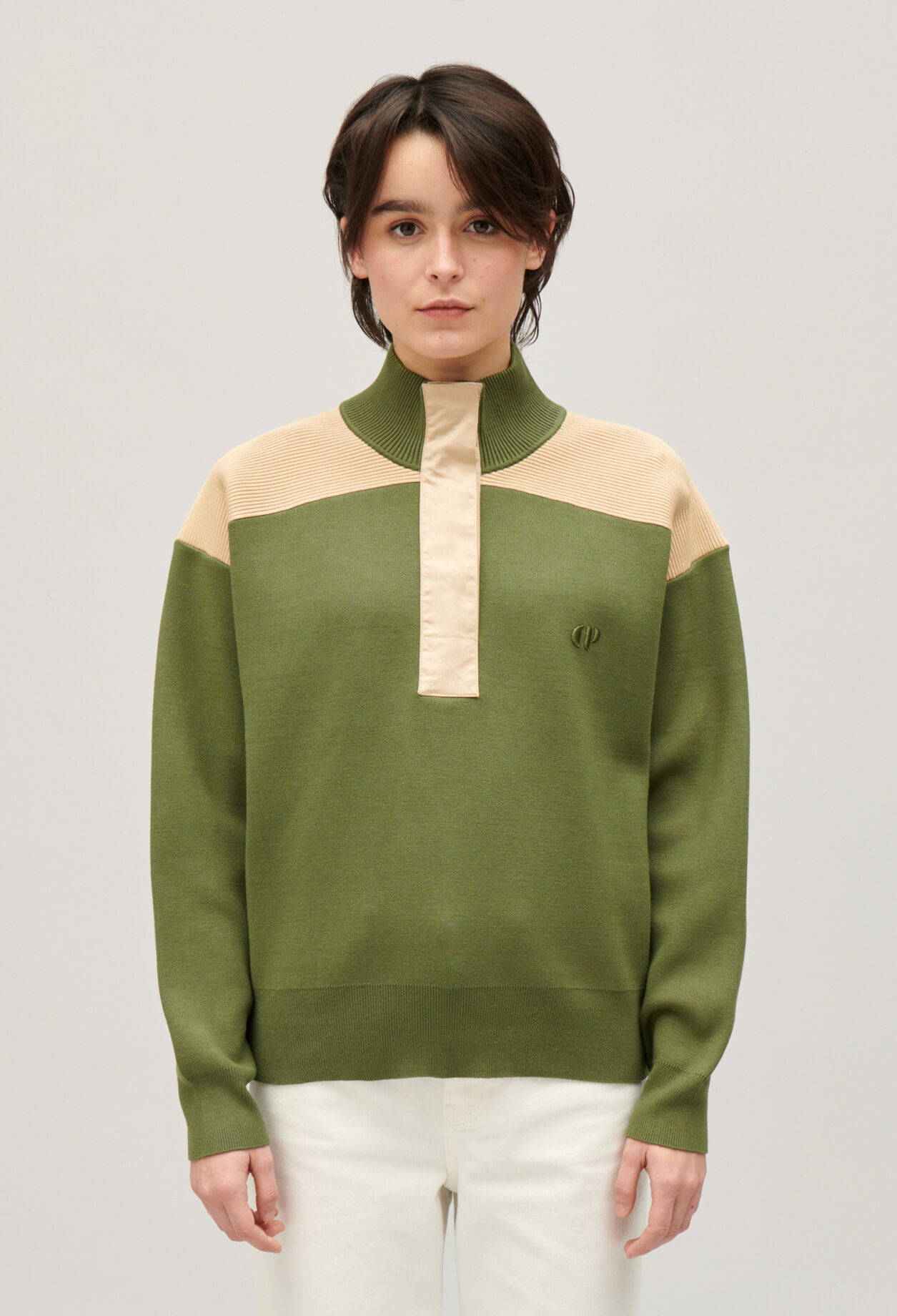 Half-zip sweatshirt