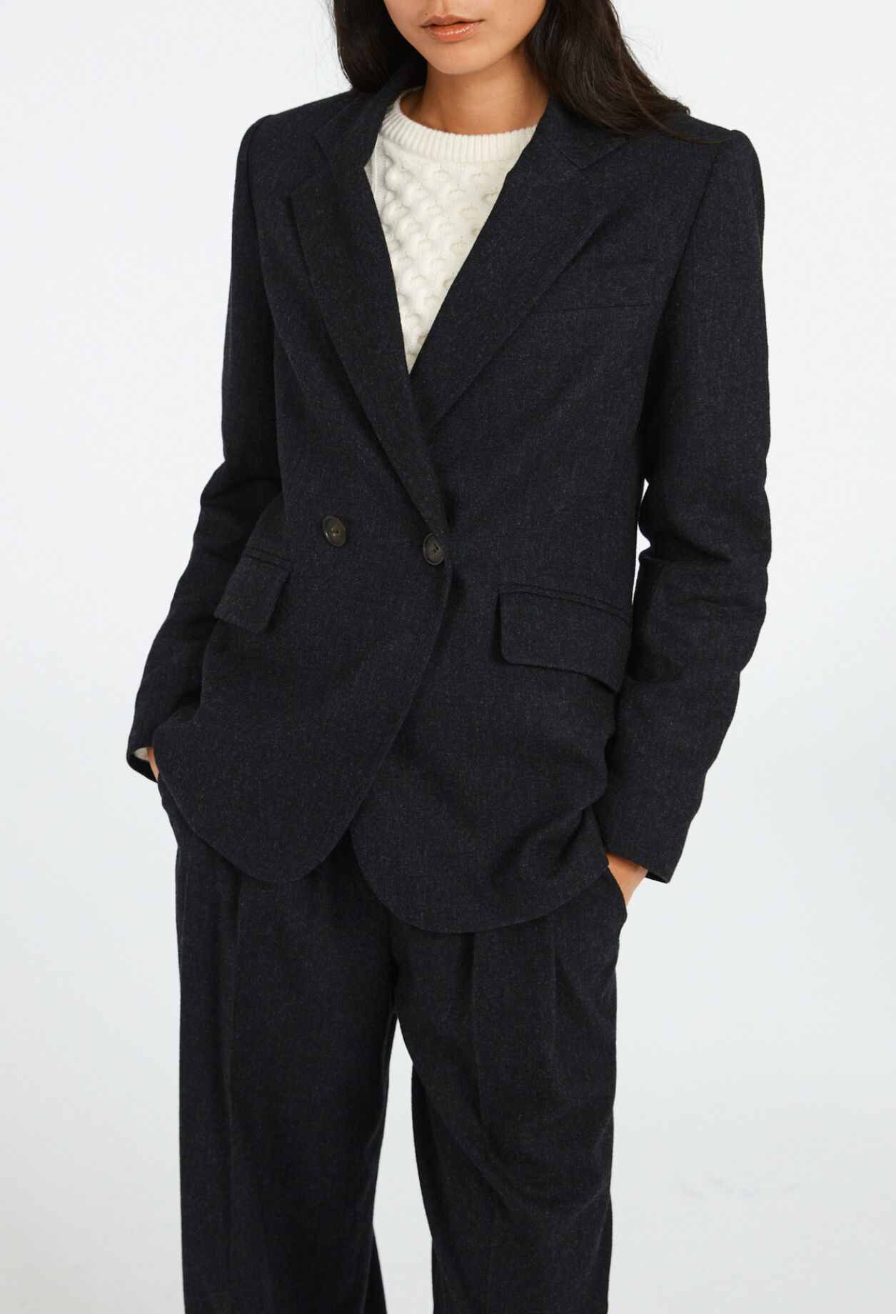 Double buttoned jacket