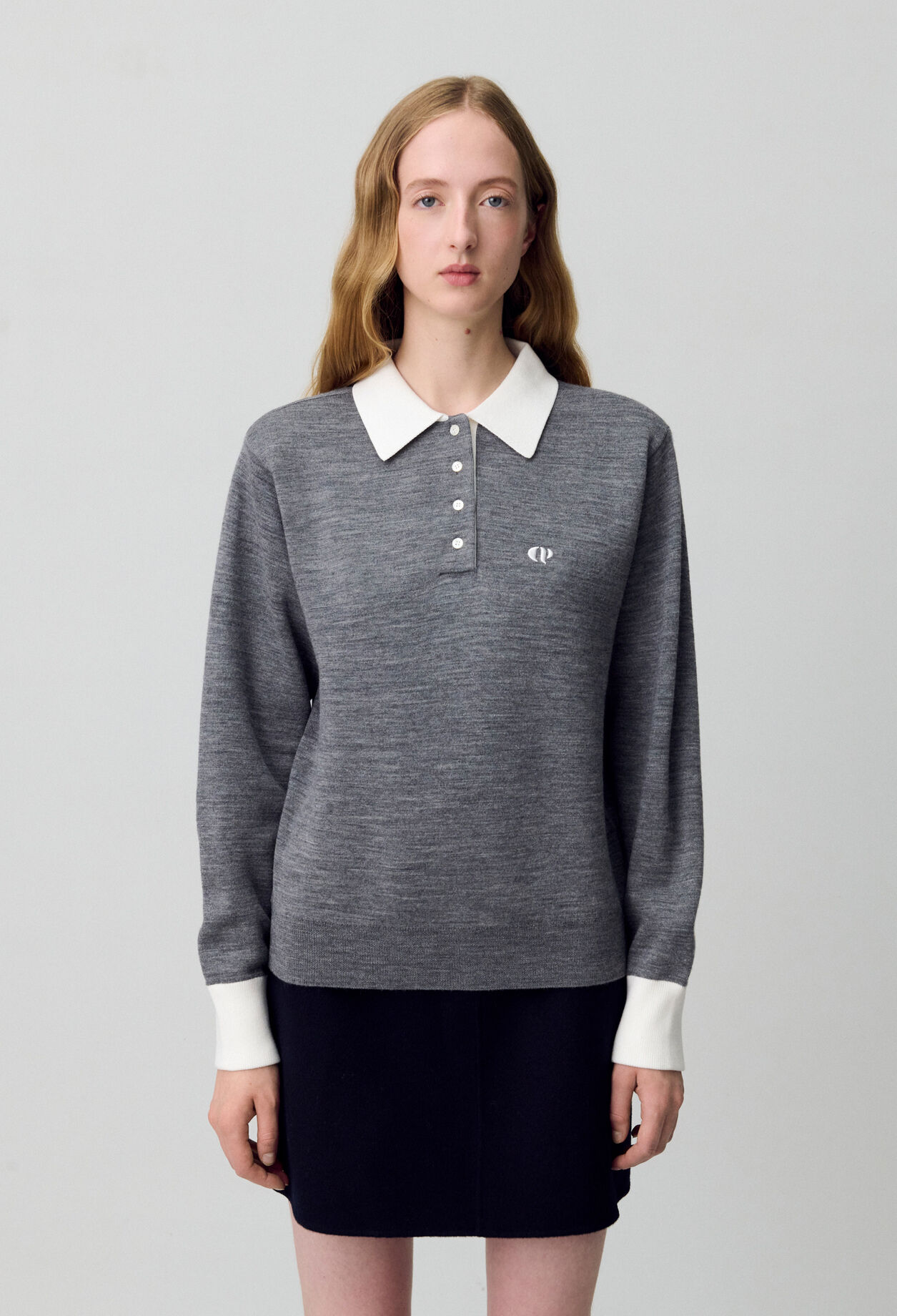 Fine Knit Polo Sweater Fine Knit Polo Sweater