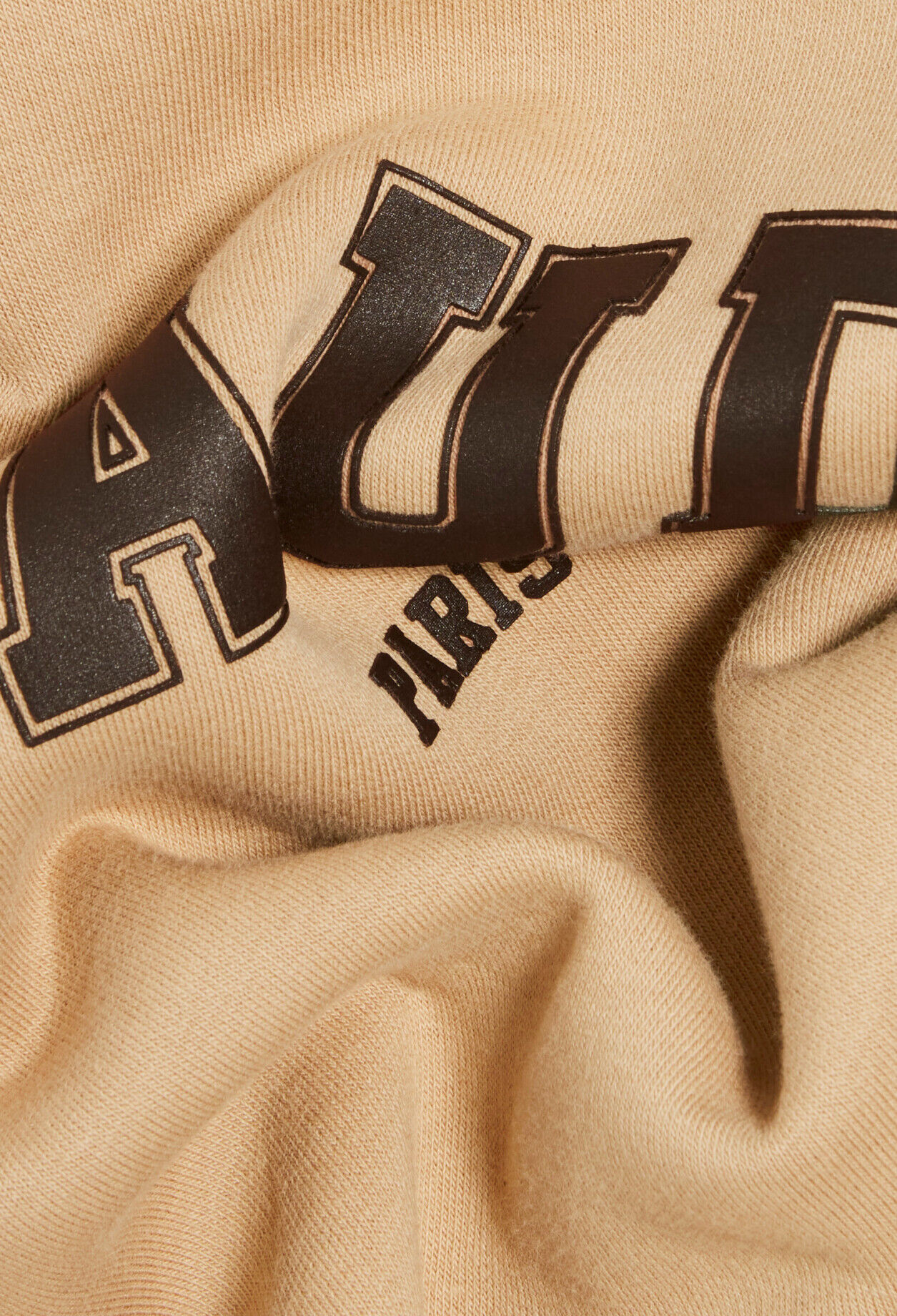 Oversized dual-tone sweatshirt.