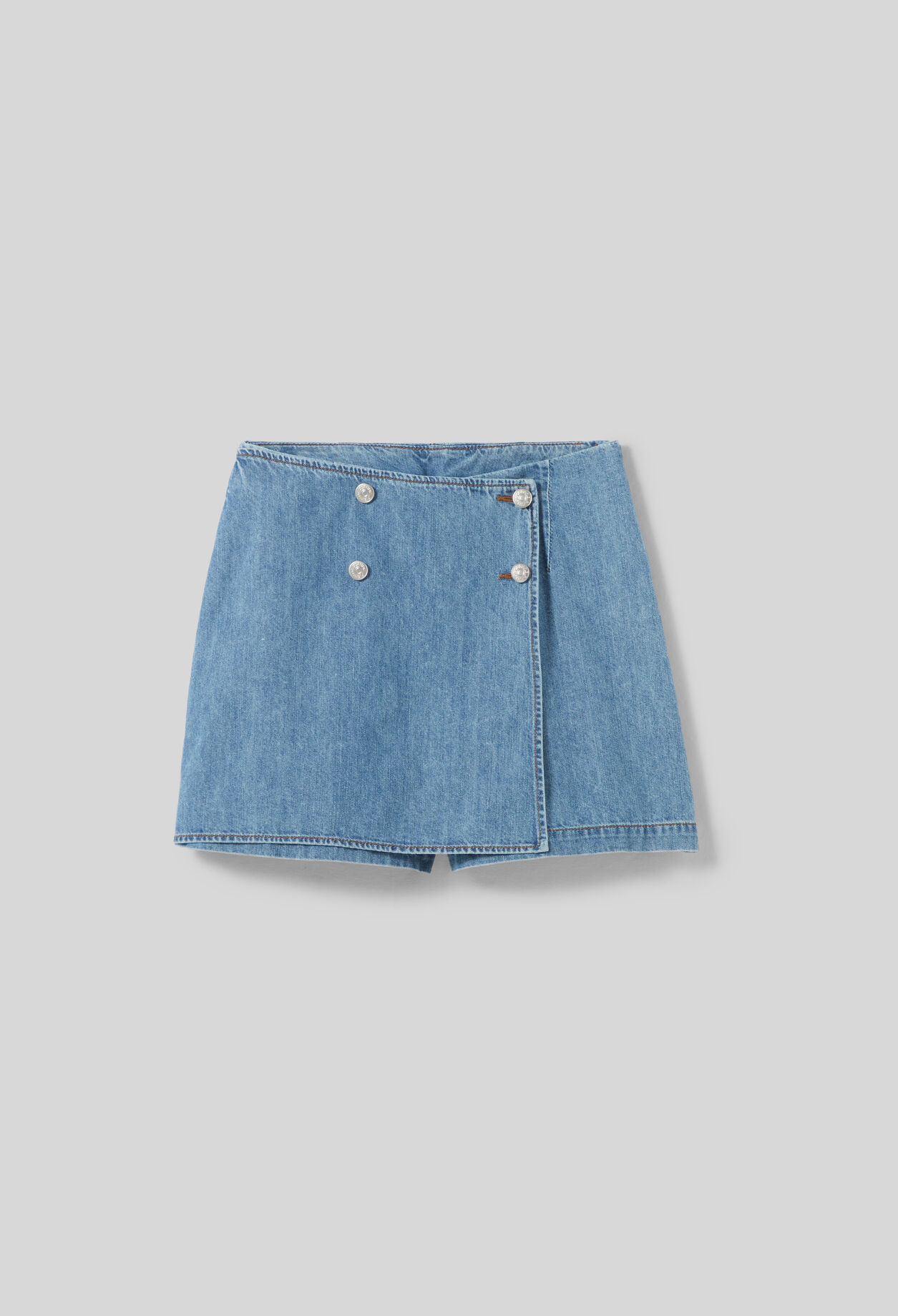 Denim skort