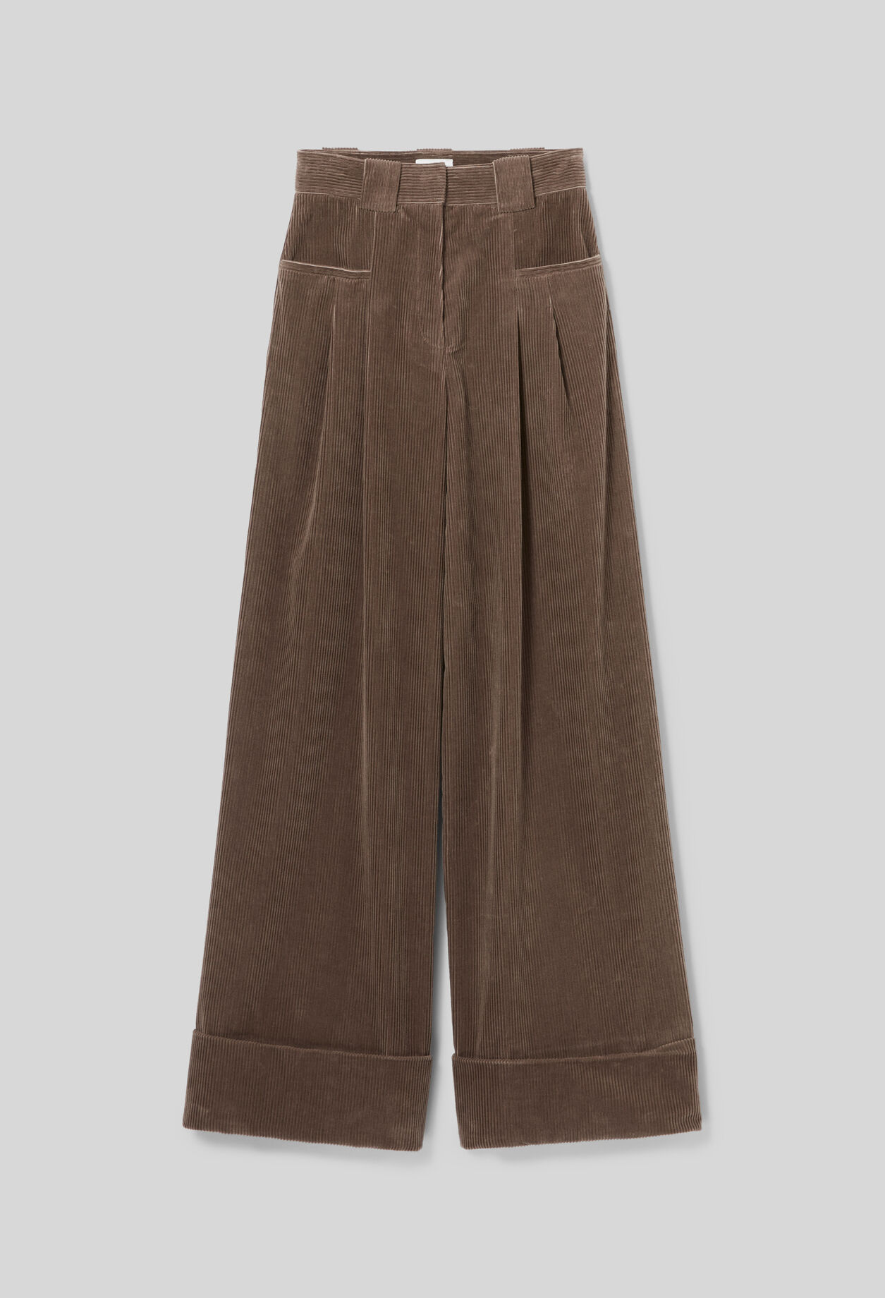 Wide-Leg Velvet Trousers Wide-Leg Velvet Trousers