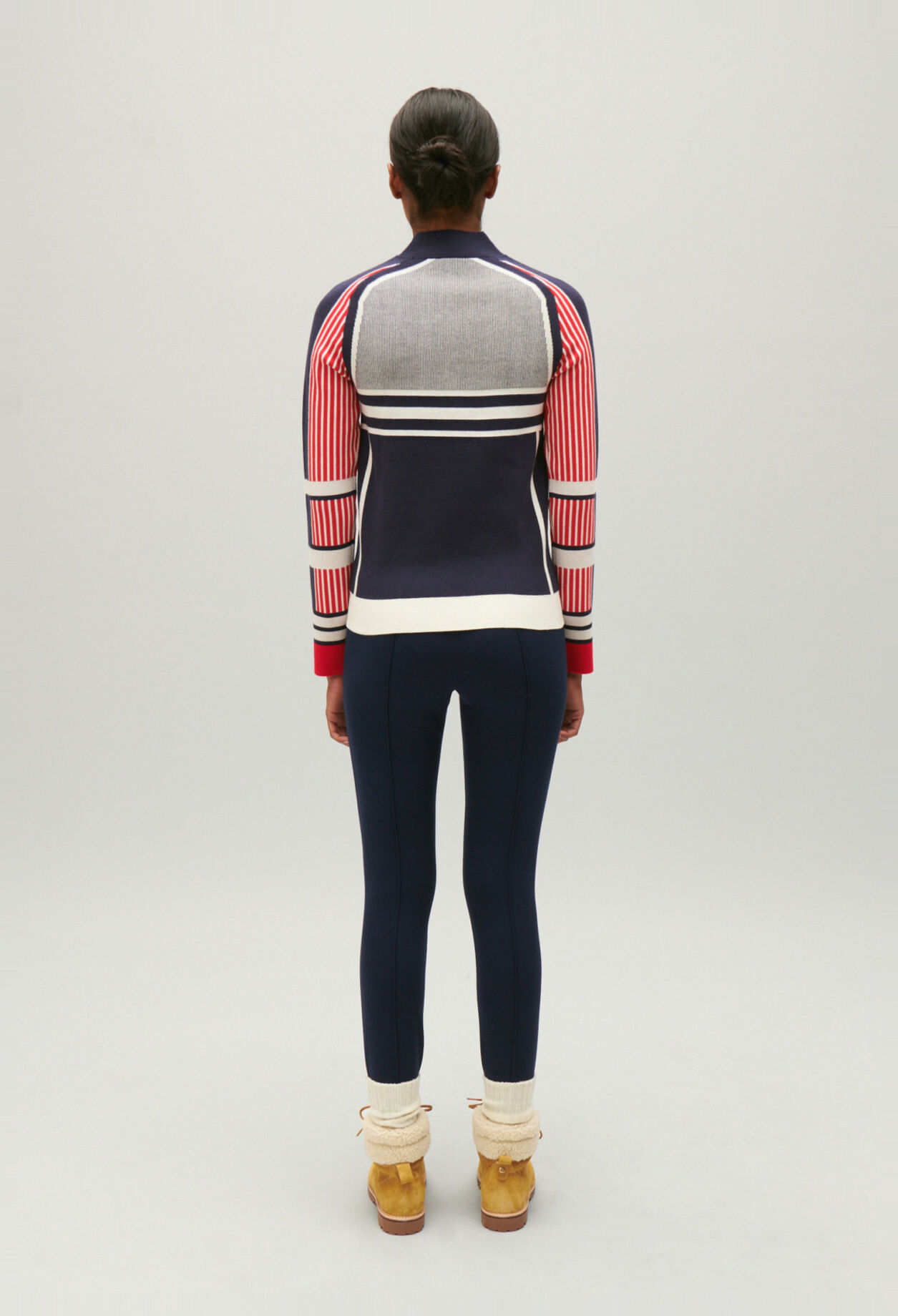 Jacquard knitted jumper