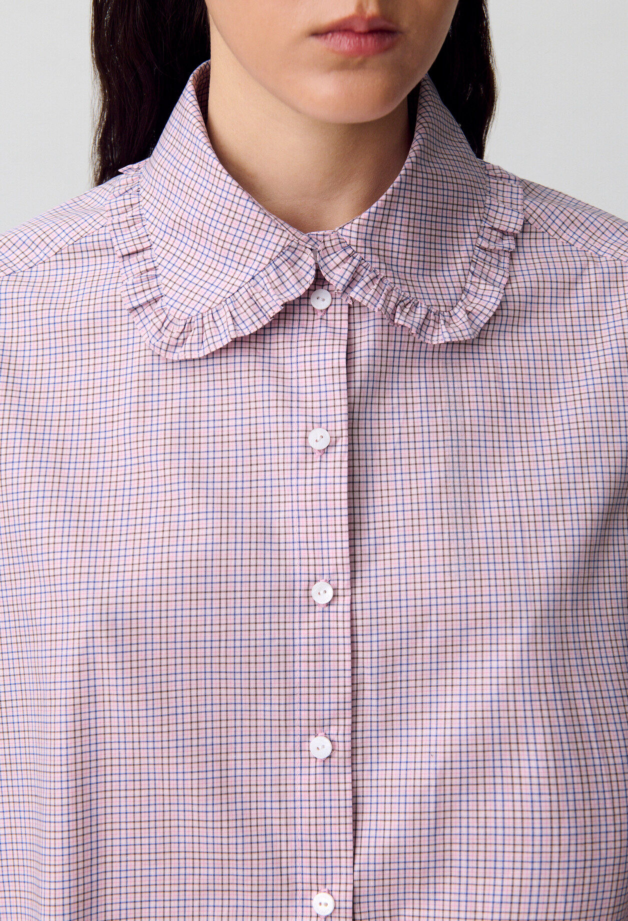 Checked Poplin Shirt Checked Poplin Shirt