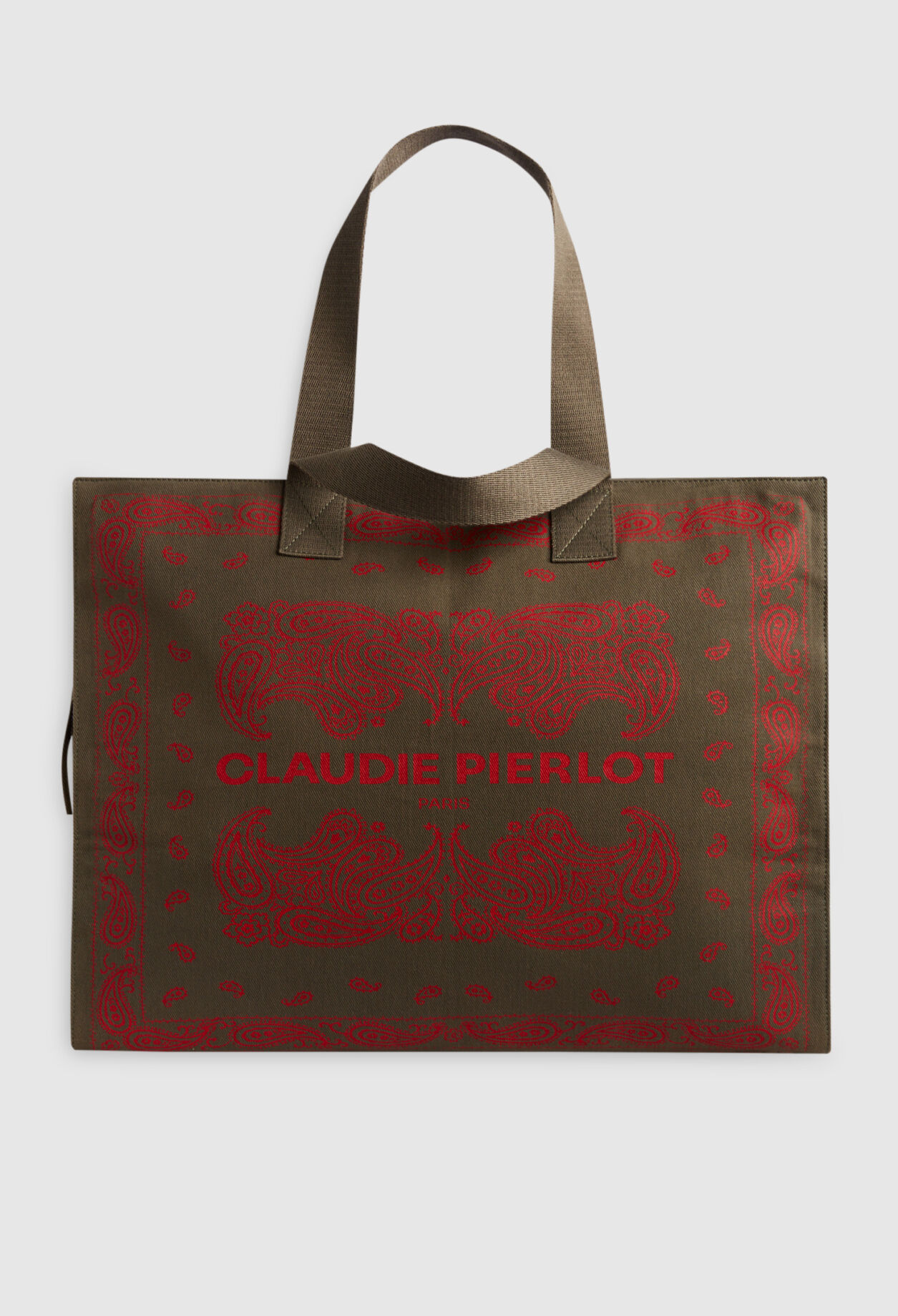 Khaki tote bag