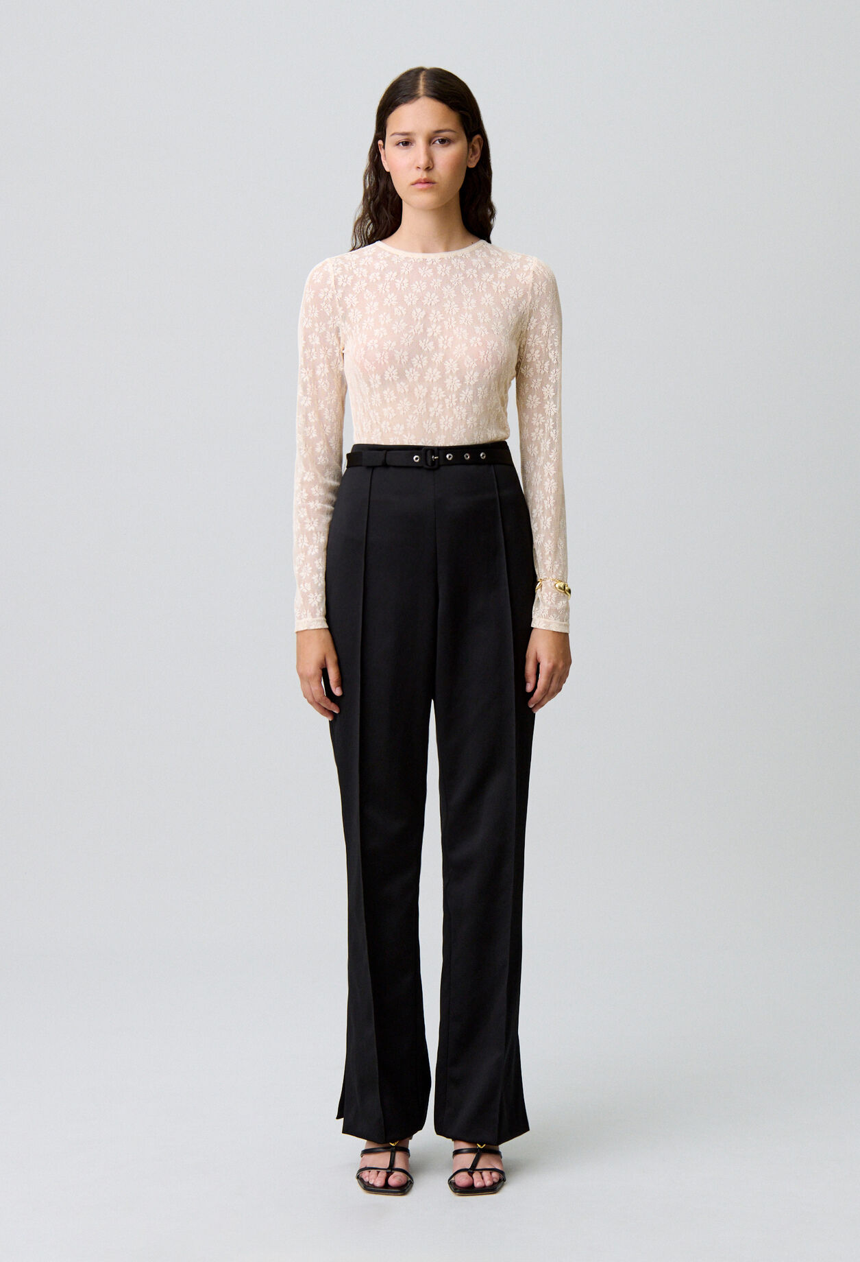 Sheer lace top Sheer lace top