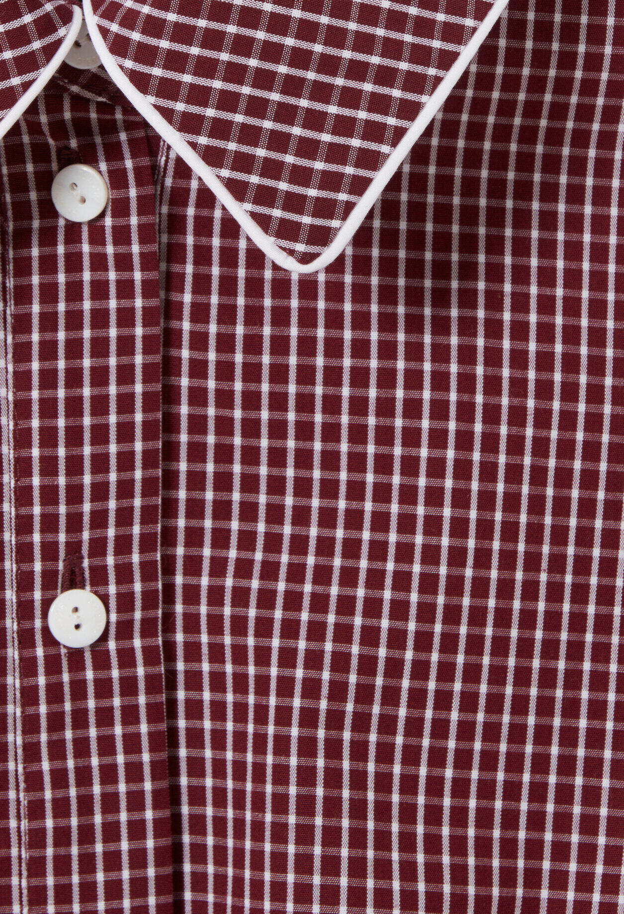 Short checked shirt Short checked shirt