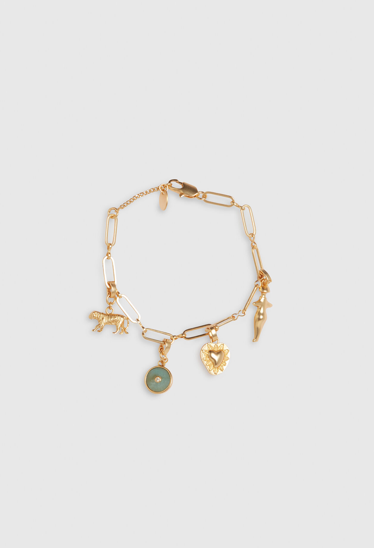 Gold link bracelet