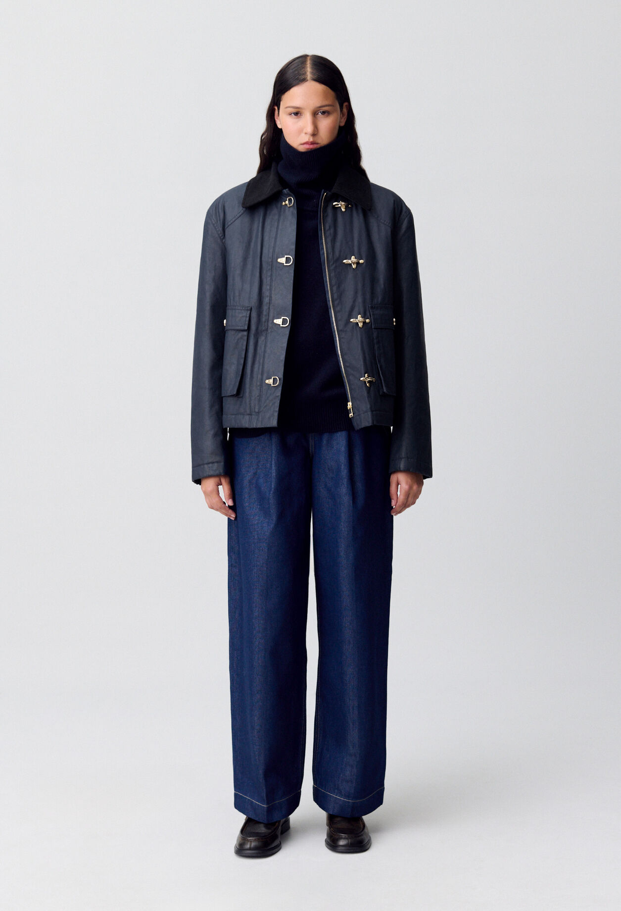 Waxed Short Parka Waxed Short Parka