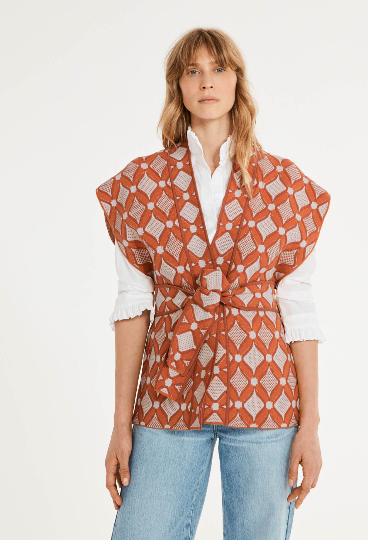 Loose-fitting  cardigan