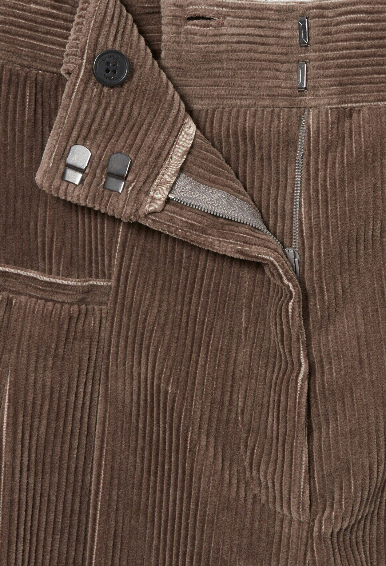 Wide-Leg Velvet Trousers Wide-Leg Velvet Trousers