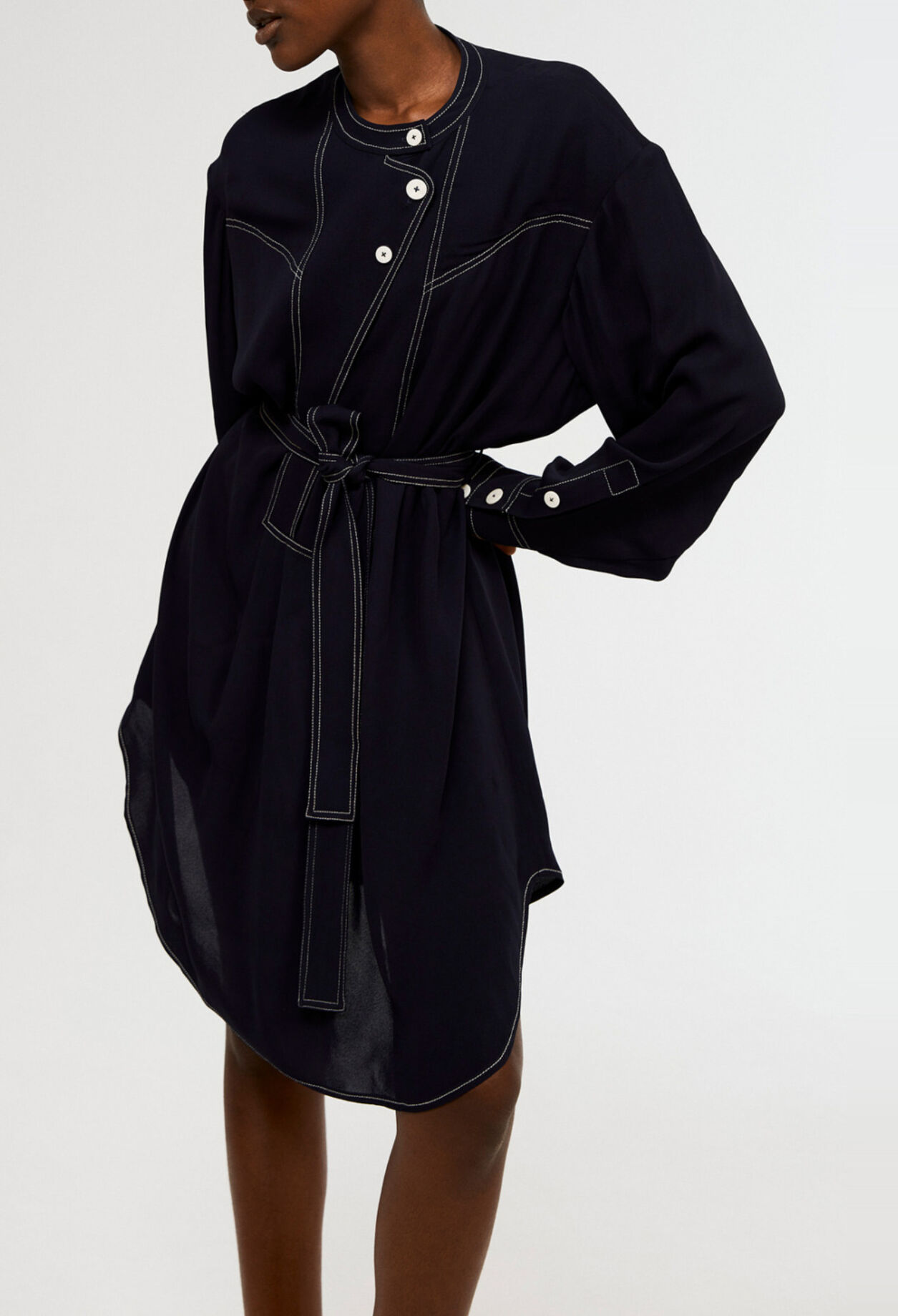 Short dress made from