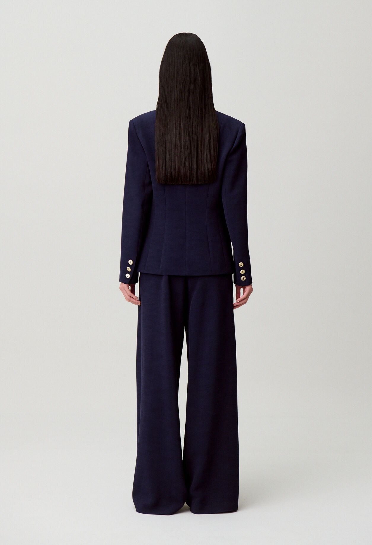 Fitted tailored jacket