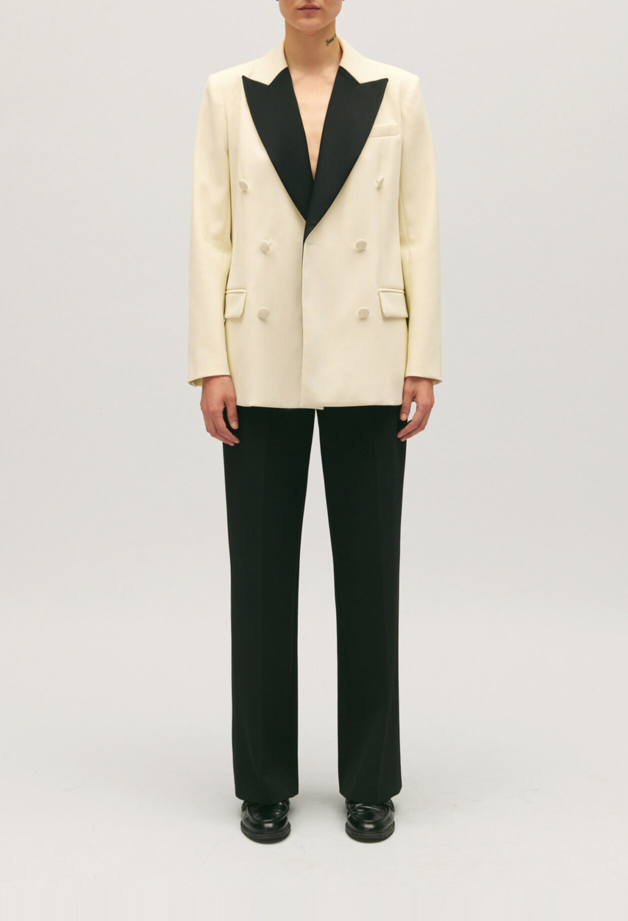 Two-tone suit jacket