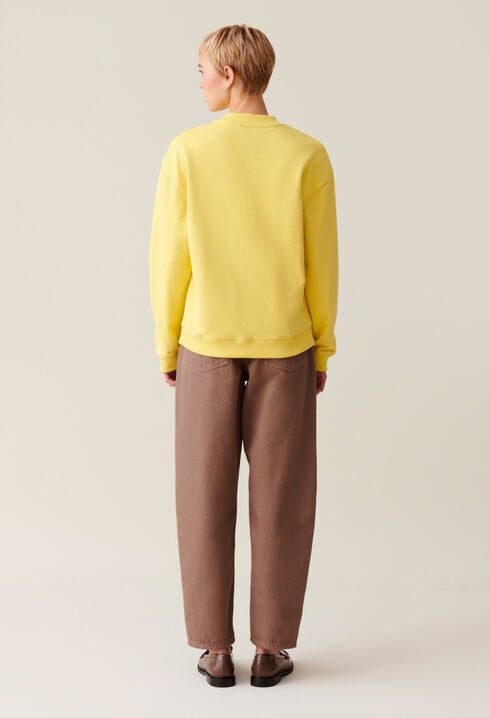 Oversized Claudie Print Sweatshirt