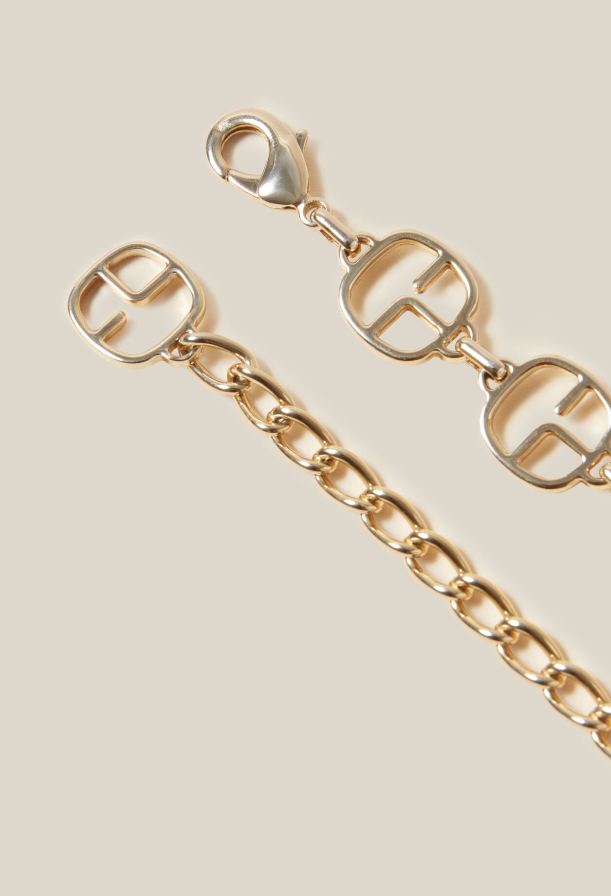 Gold Chain Belt with CP Monogram