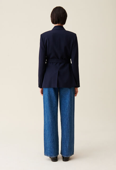 Navy blue suit jacket 