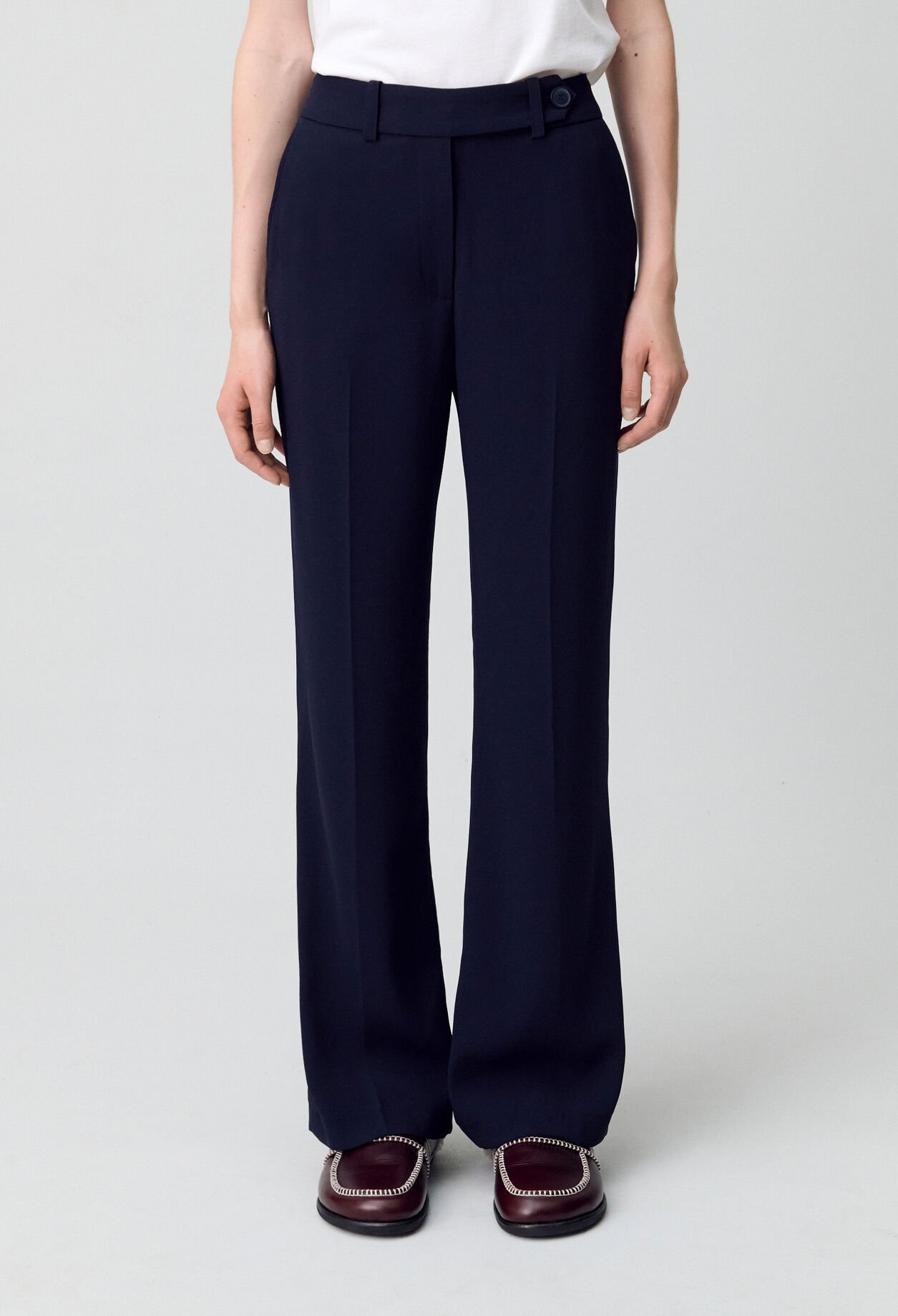 Tailored Straight-Leg Trousers