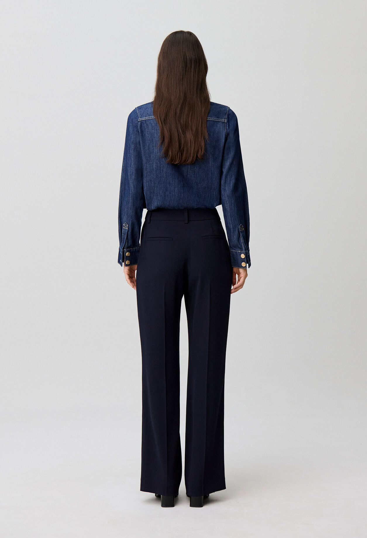 Tailored Straight-Leg Trousers