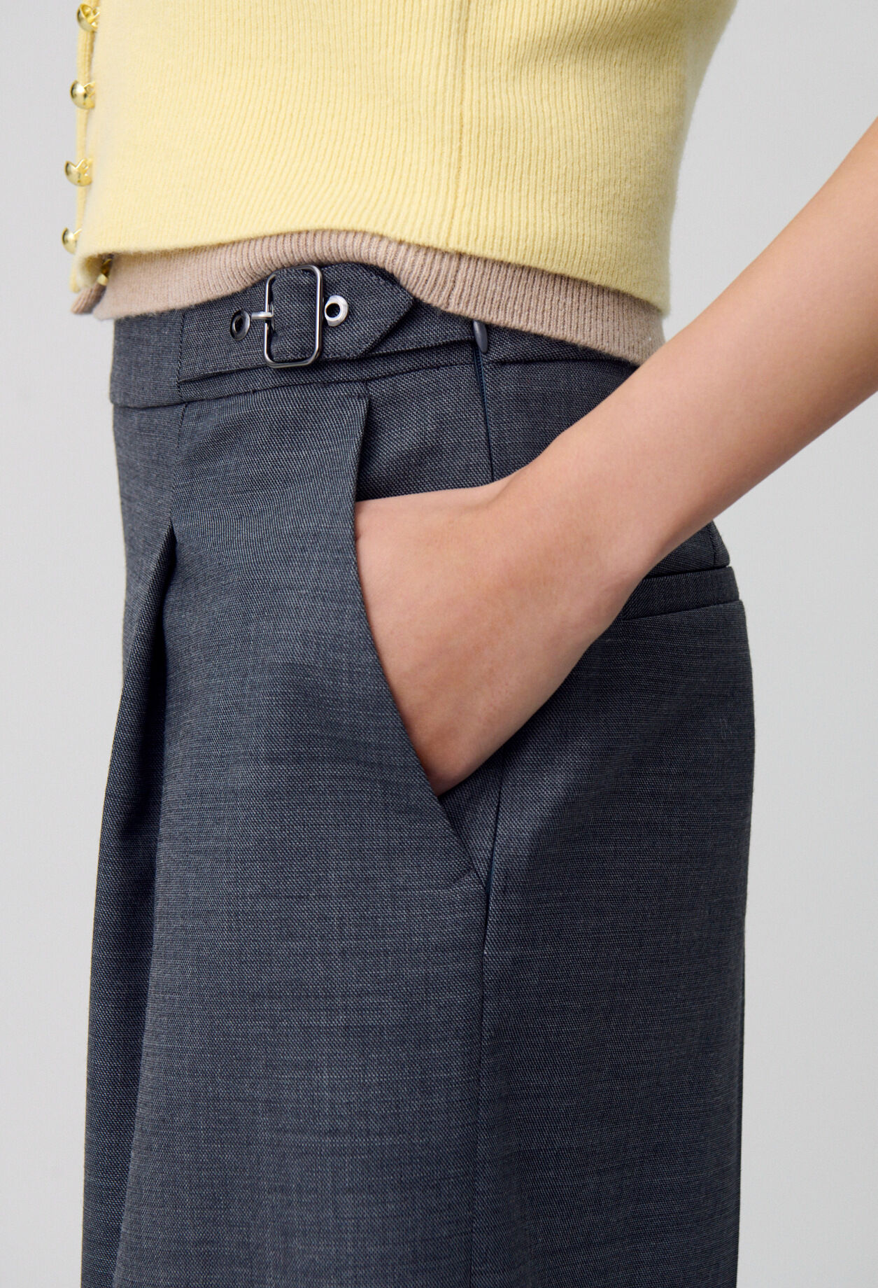 Pleated Bermuda Shorts Pleated Bermuda Shorts