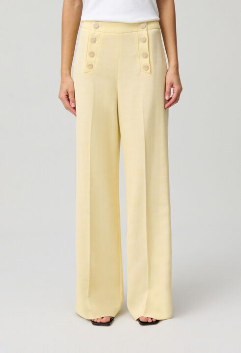 Straight-Leg Sailor Trousers