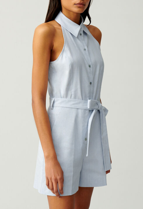 Belted playsuit